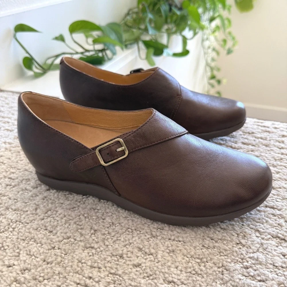 NEW‎ Dansko MARISA BURNISHED NUBUCK 8.5-9 Leather Slip On Shoe 39 COMFORT WOMEN